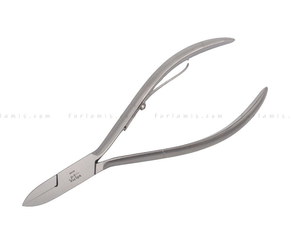 Tronchesino inox per unghie incarnite con lama dritta