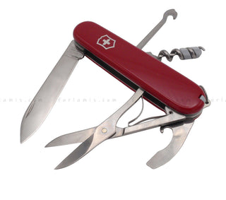 Coltello Victorinox rosso chiuso modello Compact