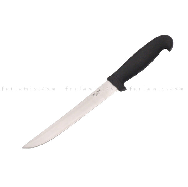 coltello da arrosto con manico in PP nero